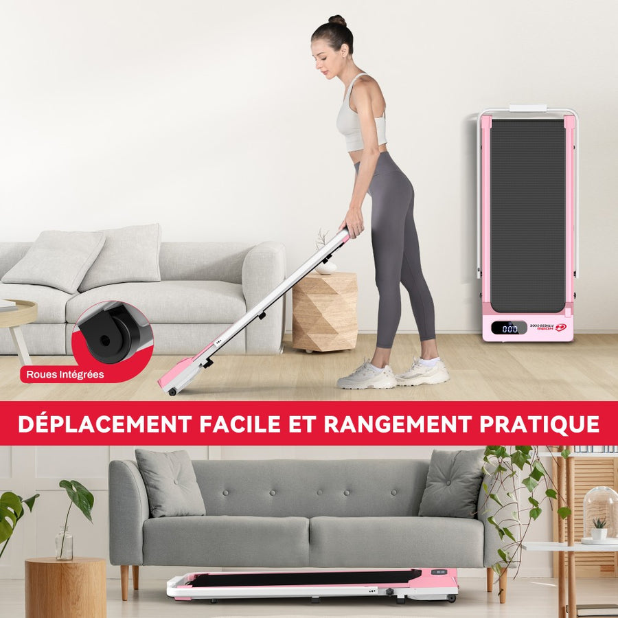 HoeFitnessCode Tapis de Course Électrique Pliant Walking Pad 8 k/h, 2 HoeFitnessCode Tapis de Course Électrique Pliant Walking Pad 8 k/h, 2