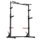 Squat Demi-Rack avec Barre de Traction