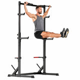 Squat Demi-Rack avec Barre de Traction