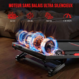Tapis de Course Y5 avec Moteur sans Balais, 0% - 15 % Inclinaison Automatique