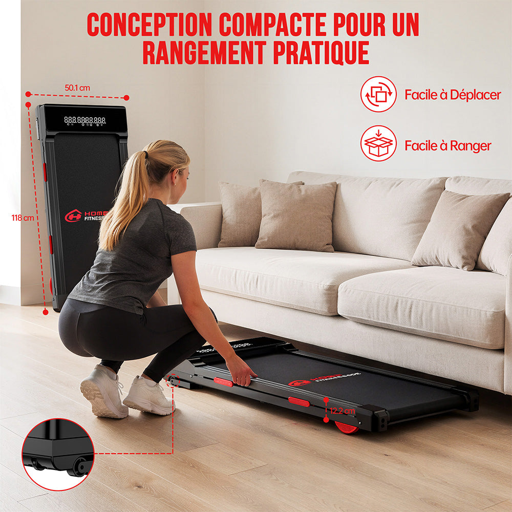 Tapis de Course Y5 avec Moteur sans Balais, 0% - 15 % Inclinaison Automatique