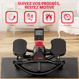 Stepper en Forme de U, avec Bandes de Résistance et Tapis Antidérapant