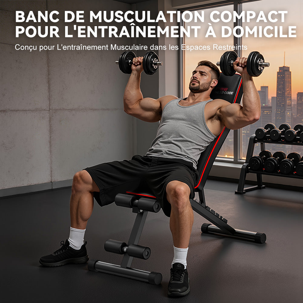 Banc D'entraînement Pliable B1, Dossier Réglable