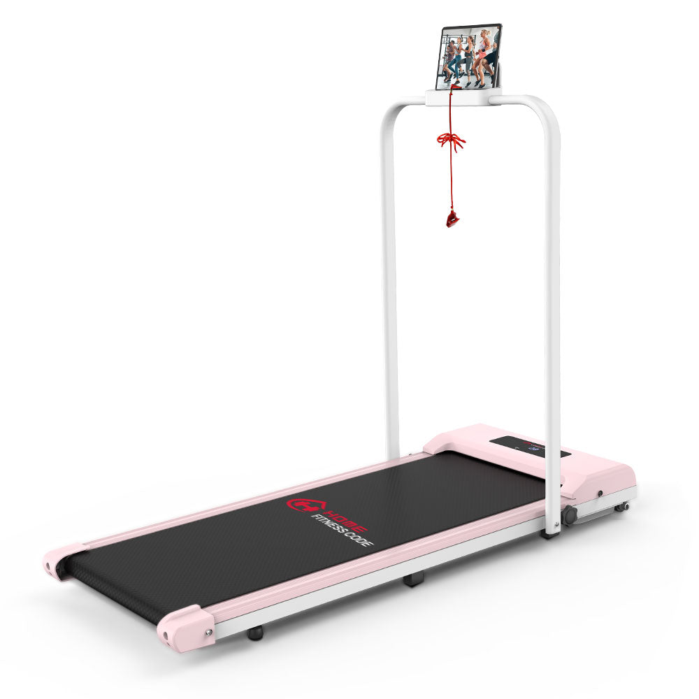 Tapis De Course Pliable 10 Km/h - 500W, Silencieux, Charge Max 100kg, Idéal Pour Maison Et Bureau